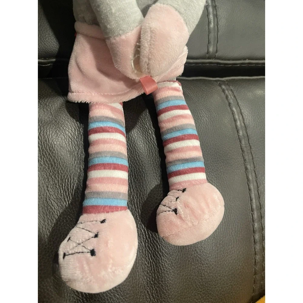 SCENTSY Buddy Sidekick Pippy The Pig Plush Scented Striped Crinkle Legs Toy